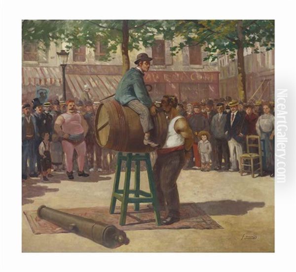 Circus Artists, Montmartre, Paris - view 1