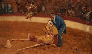 Numero De Clowns Avec Echasses