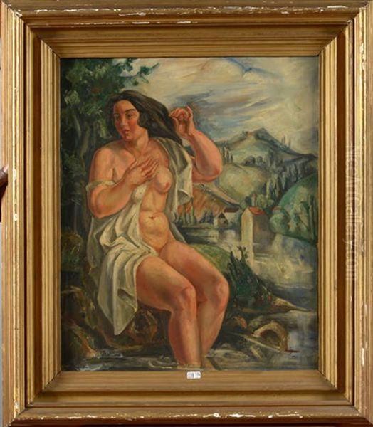 Baigneuse Au Bord De L'eau - view 1