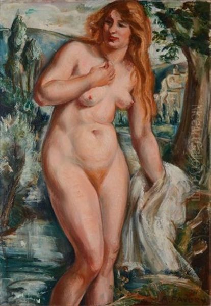 Baigneuse Au Drap Blanc - view 1