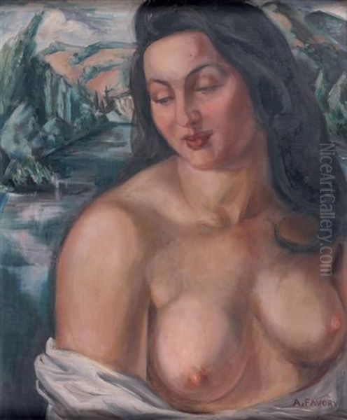 Baigneuse Au Drape Blanc - view 1