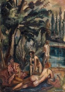 Quatre Baigneuses by Andre Favory