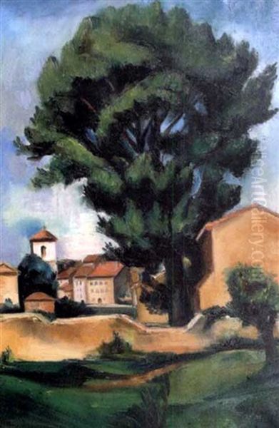 Paysage Au Grand Arbre - view 1