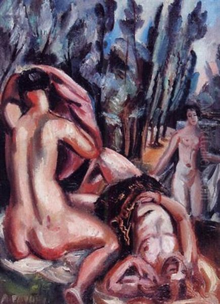 Les Baigneuses Au Pre - view 1