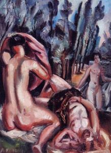 Les Baigneuses Au Pre
