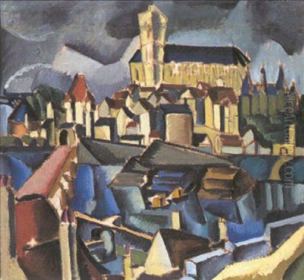 Vue De La Ville De Nevers - view 1