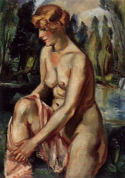 Femme Sortant Du Bain - view 1