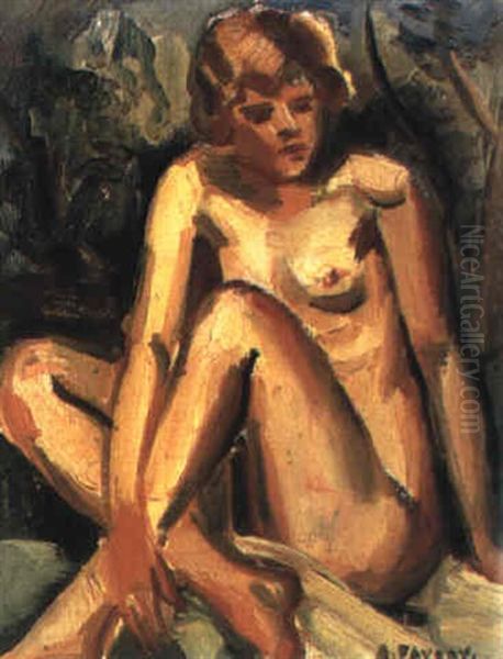 Femme Nue Assise - view 1