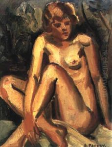 Femme Nue Assise