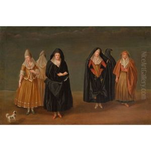 Portrait Of Emmanuel, Prince De Rohan, Grand Master Of The Order Of Saint John Of Jerusalem, Of Rhodes And Of Malta, The Bishop Of Malta, The Grand Prior Of Saint John's Church, The Grand Marshall And Chaplain Of The Order, Pages Of Honour And The Chaplai by Antoine de Favray