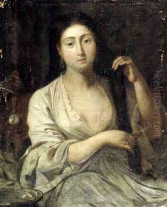 Portrait De Jeune Femme En Sultane by Antoine de Favray