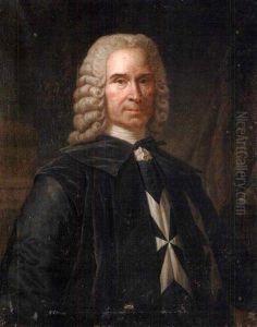 Portrait De Francois Ximenes De Texada (grand Maitre De L'ordre Souverain De Malte) by Antoine de Favray