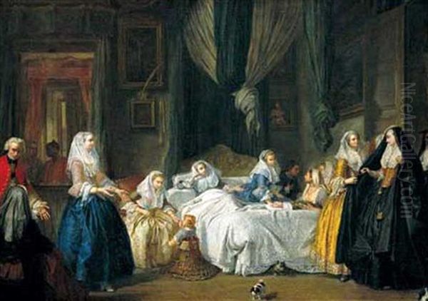 La Visite De Dames Maltaises A L'accouchee, Madame Loth - view 1