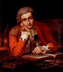 Portrait D'un Officier De Marine Decore De L'ordre De Malte by Antoine de Favray