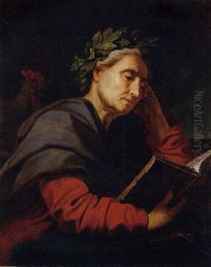 Asclepius, The God Of Healing And Medicine, Seated At A Table, Reading A Book
