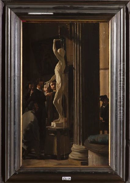 Le Cours De Sculpture Au Musee - view 1