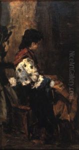 Giovane Popolana Seduta