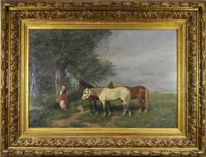 Auf Der Weide by Ludwig Benno Fay