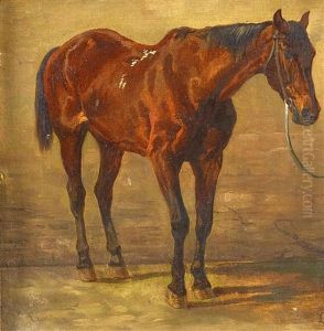 Pferdeportrat by Ludwig Benno Fay