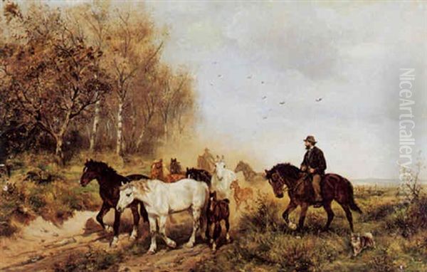 Rounding Up The Horses - view 1