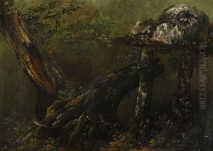 Skogslandskap by Thomas Fearnley