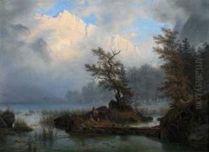 Hostmorgen Ved Koningsee by Thomas Fearnley