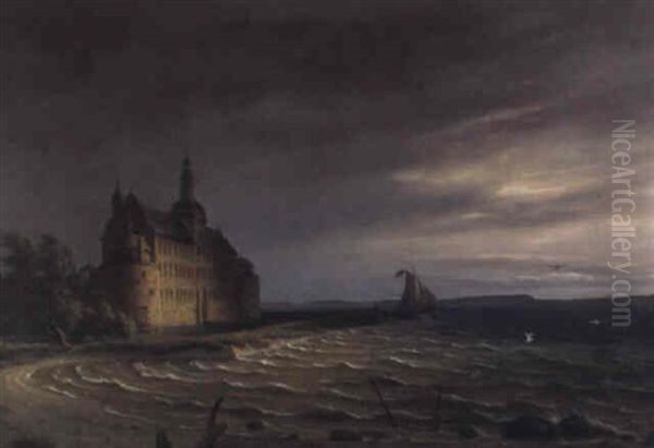 Vadstena Castle On Lake Vattern, Sweden - view 1