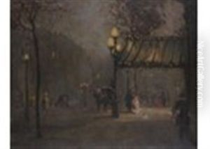 Leaving The Theatre by Hilda Fearon