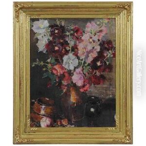 Hollyhocks