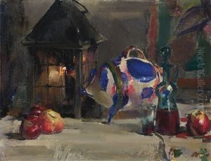 Still Life With Mexican Pottery Pig