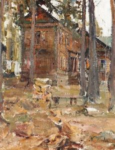 House In The Forest by Nicolai Ivanovich Fechin