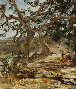 The Sycamore Tree by Nicolai Ivanovich Fechin