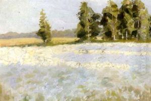 Country Field by Nicolai Ivanovich Fechin