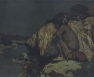 Papoose By Moonlight by Nicolai Ivanovich Fechin