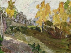 Landschaft by Nicolai Ivanovich Fechin