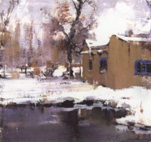 Taos In Winter by Nicolai Ivanovich Fechin