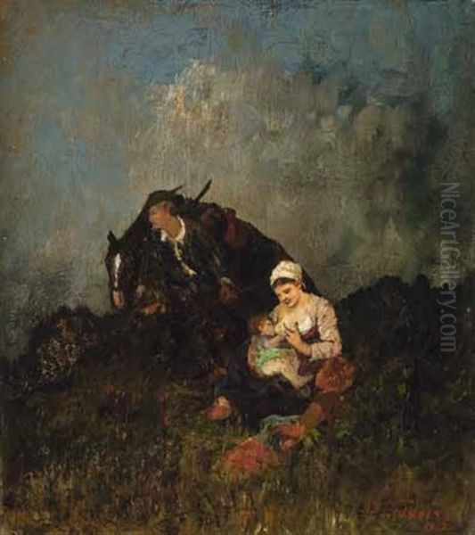 Familie Auf Dem Feld - view 1