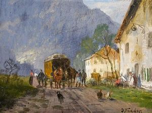 Die Postkutsche by Otto Fedder