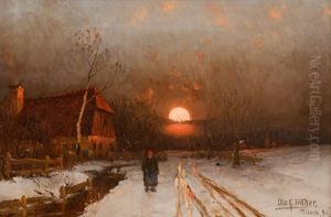 Auf Dem Heimweg by Otto Fedder