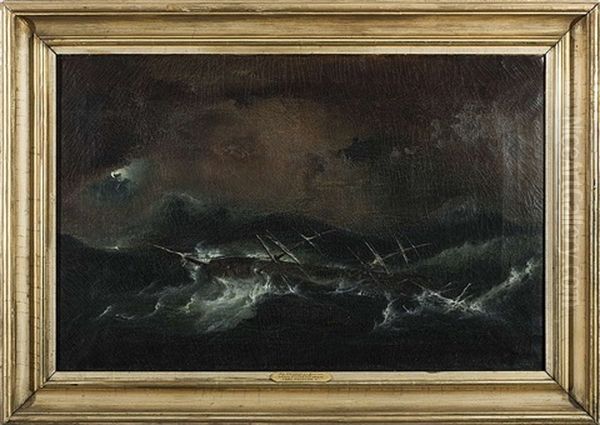 The Ship "ida Lilly" In A Hurricane, January 15th, 1868, Captain William Patterson - view 1