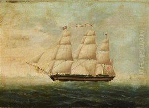 The "clementine" At Sea by Carl Justus Harmen Fedeler