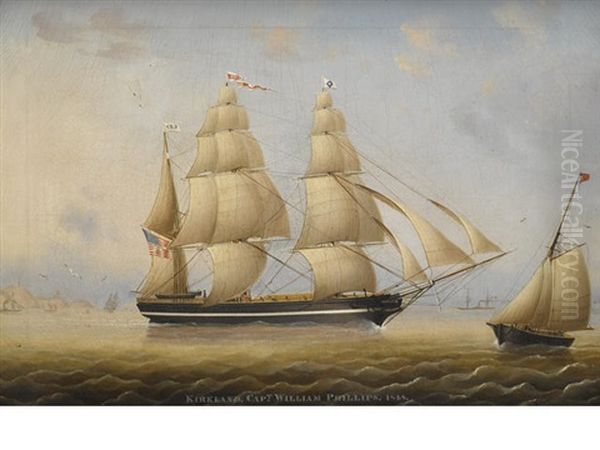 The Ship Kirkland In The Approaches To Bremerhaven - view 1