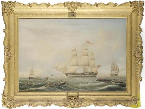 British Whaling Ships (britische Walfangschiffe) - view 1