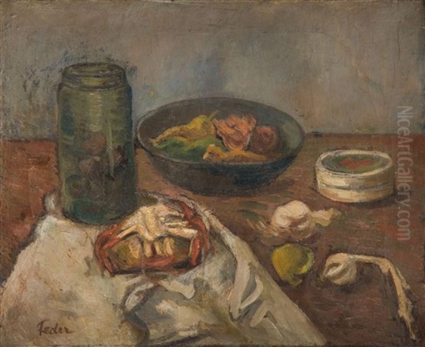 Still Life With Jar And Fruits - view 1