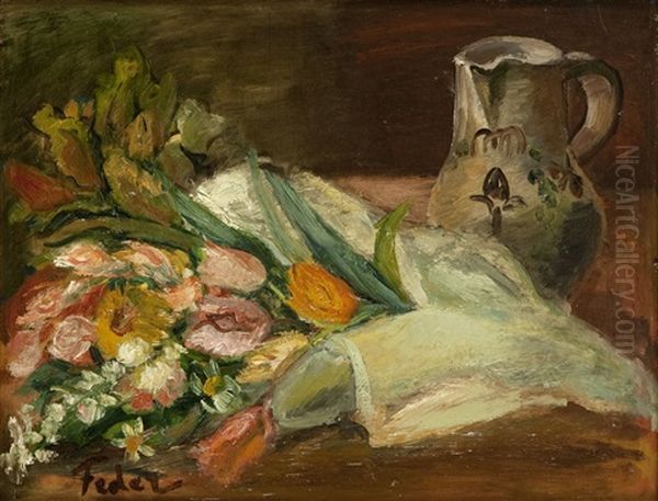 Still Life With Cut Flowers - view 1