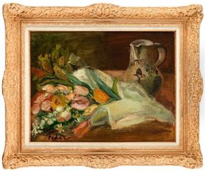 Martwa Natura Z Cietymi Kwiatami by Adolphe Feder