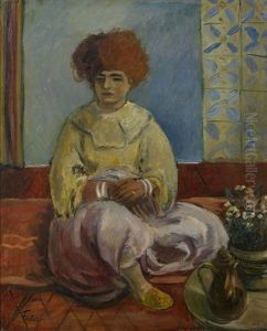 Portrait Of A Woman In Oriental Robes
