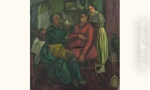 Interieur by Adolphe Feder