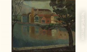 Paysage by Adolphe Feder