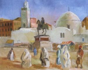 La Place Du Gouvernement, Alger by Adolphe Feder